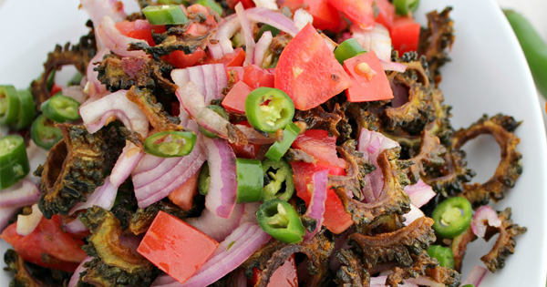 තිත්ත නැතුව කරවිල කමු | bitter gourd (karavila) fry recipe