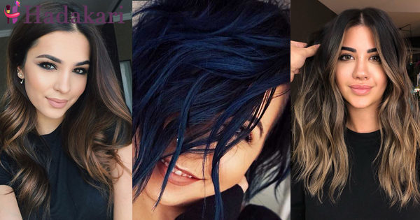 කළු කොණ්ඩයට මැච් වෙන විදිහට කෙස් කළඹ වර්ණ ගන්වමු | Matching colours to colour black hair 